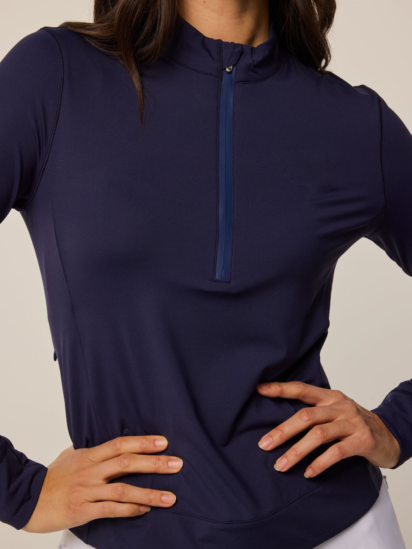 Long Sleeve Halley II Quarter Zip Top LFA25K55V-417 (Maltese Blue)