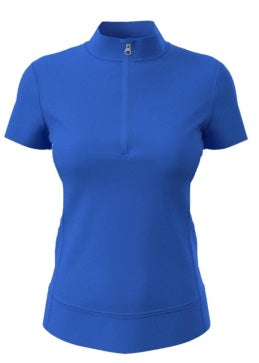 Halley Short Sleeve 1/4 Zip Top (Zuma)