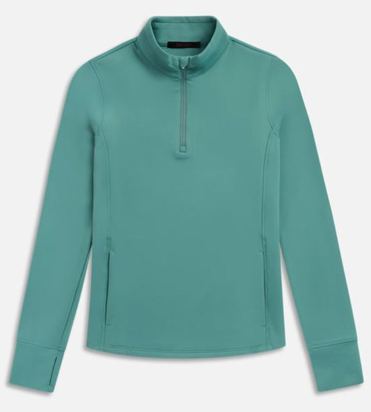 Soleil Quarter Zip LSP26K82-714 (Marsh Green)